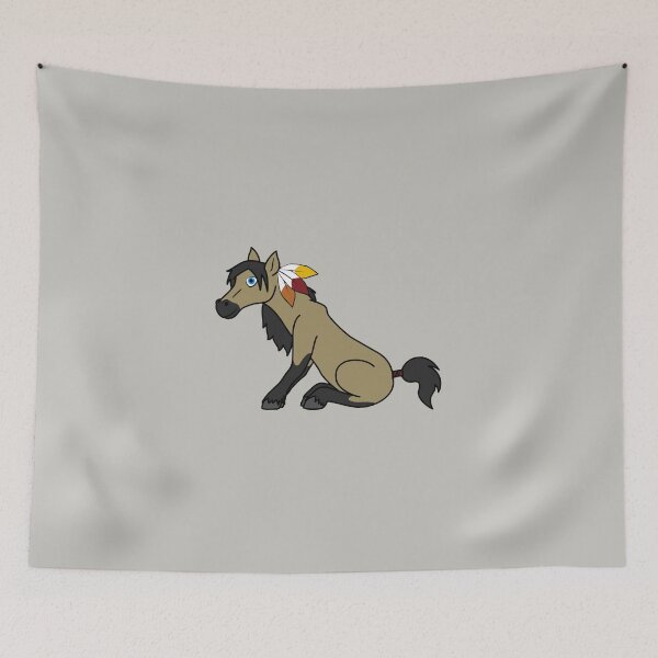 Item preview, Thanksgiving Buckskin Horse with Turkey Feathers designed and sold by Grifynne.