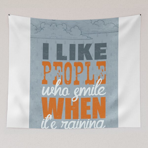Item preview, I like people who smile when it's raining designed and sold by nektarinchen.