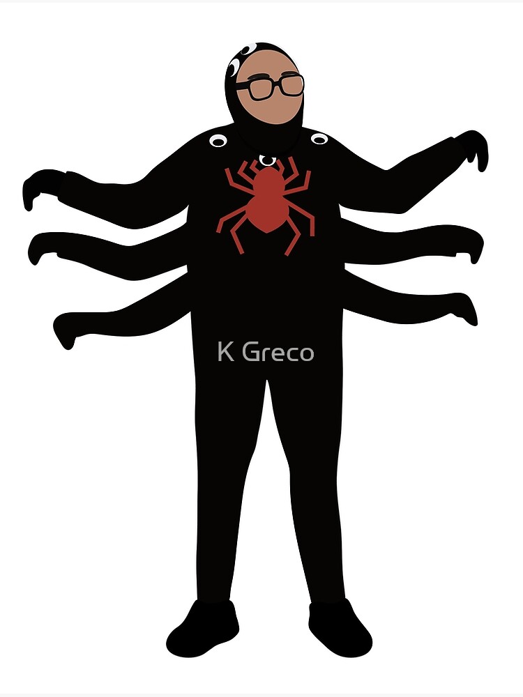 Frank Reynolds Man Spider From Always Sunny Greeting Card By K Businessbitch Redbubble