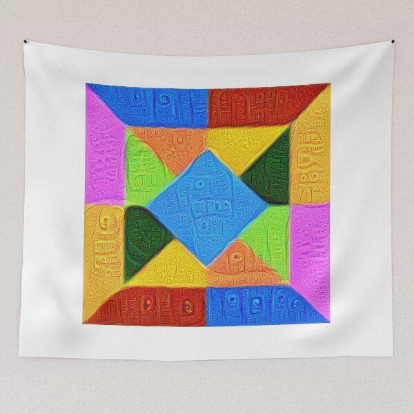Item preview, DeepDream Color Squares Visual Areas 5x5K v1447926834 designed and sold by blackhalt.