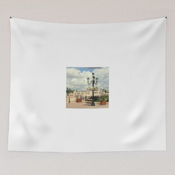 Item preview, Lovely Bridge with Lamp Post and Flowers designed and sold by anitahiltz.