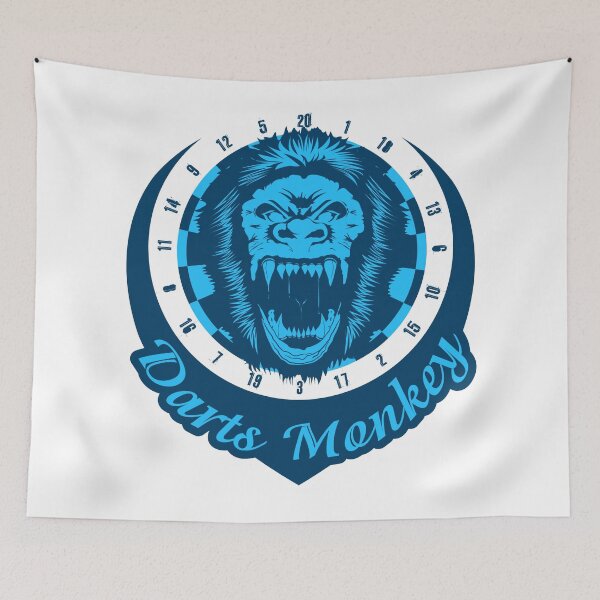 Item preview, DARTS MONKEY designed and sold by Mindwork Creative Arts.