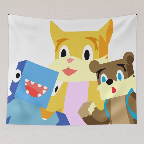 Item preview, Minecraft Youtuber Stampy Cat, iBallisticsquid, L for Lee x designed and sold by truefanatics.
