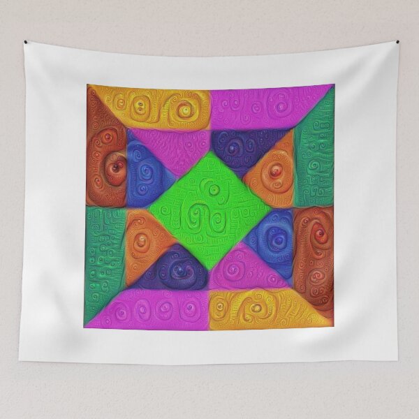 Item preview, DeepDream Color Squares Visual Areas 5x5K v1448026462 designed and sold by blackhalt.