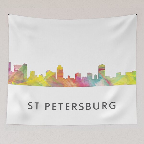 Item preview, St Petersburg, Florida Skyline WB1 designed and sold by Marlene Watson-Hall.