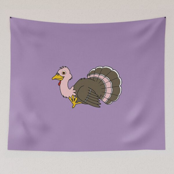 Item preview, Thanksgiving Turkey with Light Pink Feathers designed and sold by Grifynne.