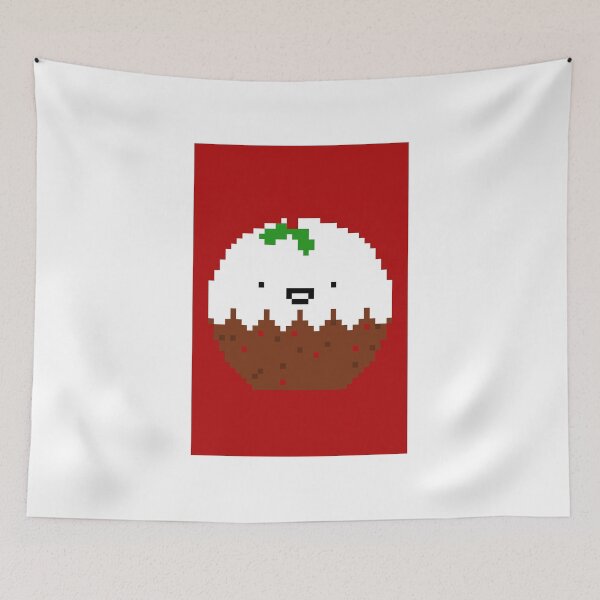 Item preview, Cute Christmas Pixel Pud designed and sold by perdita00.