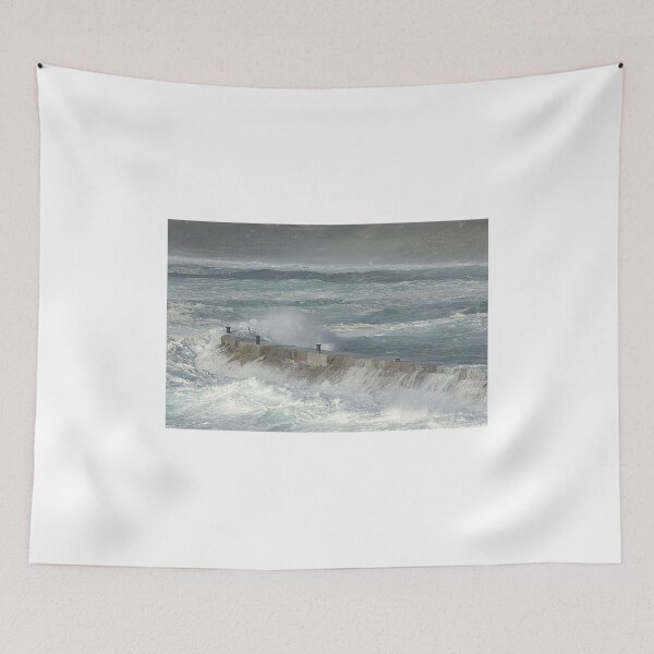 Item preview, Storm Surge At Sennen Cove,Cornwall designed and sold by Linsey Williams.