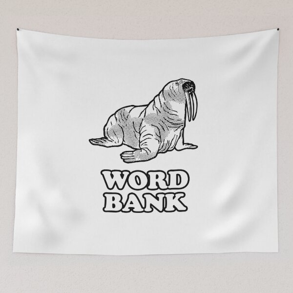 Item preview, Word Bank designed and sold by Yipptee Shirts.