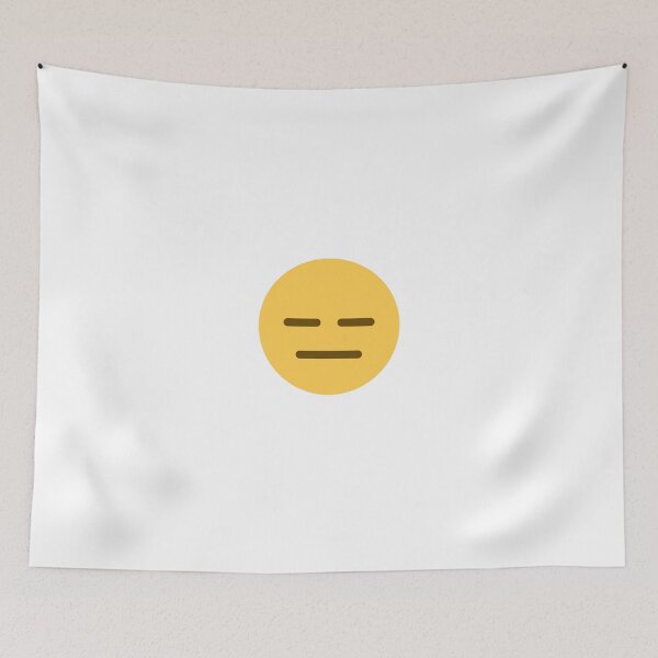 Item preview, Expressionless face emoji designed and sold by Winkham.