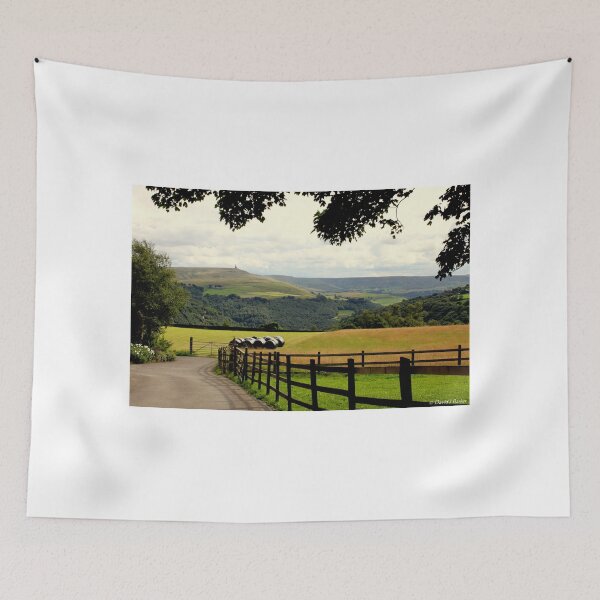 Item preview, Country Lane with view of Stoodley Pike designed and sold by Lancastrian.