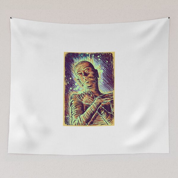 Item preview, The Mummy Art joe badon universal monster monsters bandages horror classic movie film Boris Karloff Halloween Egyptian prince Imhotep designed and sold by Joe Badon.