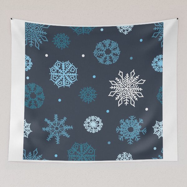 Item preview, Beautiful snowflakes seamless ornament  designed and sold by Olga Berlet.
