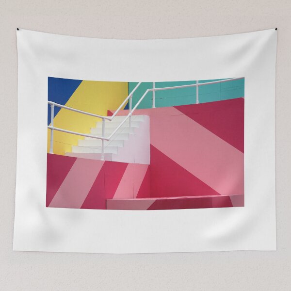 Item preview, White Stairs into Pink designed and sold by Marguerite Foxon.