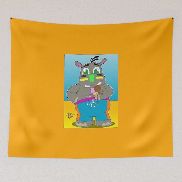 Item preview, Happy Hippo designed and sold by DrewBird.