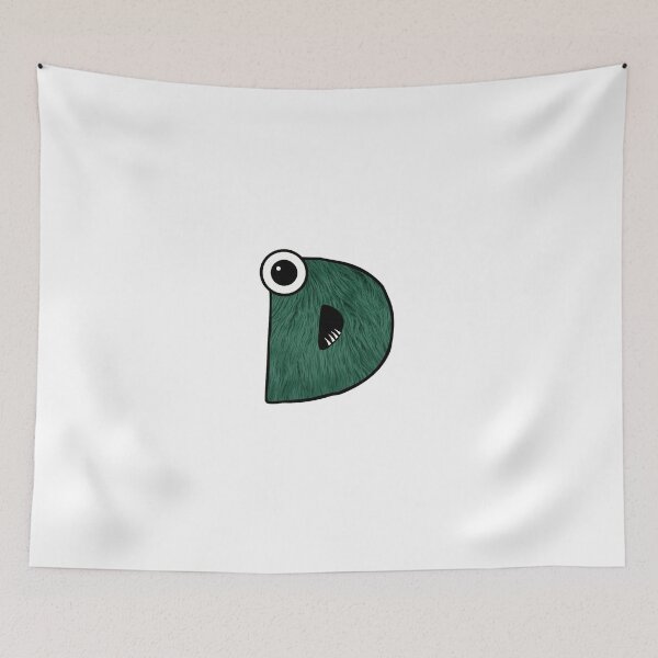 Item preview, Monster Letter D designed and sold by antsp35.