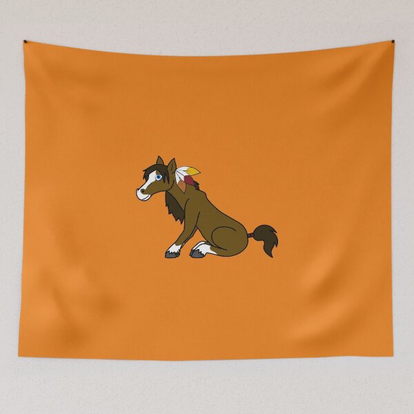 Item preview, Thanksgiving Brown Horse with Turkey Feathers designed and sold by Grifynne.