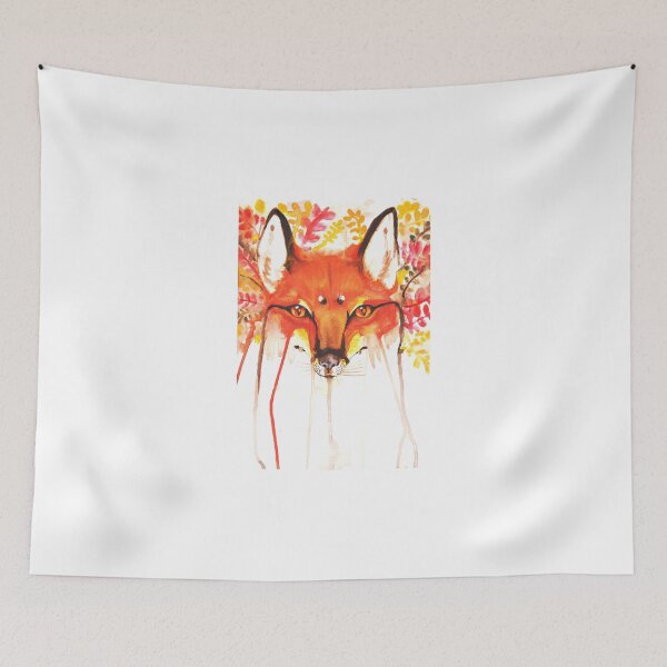 Item preview, Autumn Red Fox Watercolor designed and sold by BasilFox.
