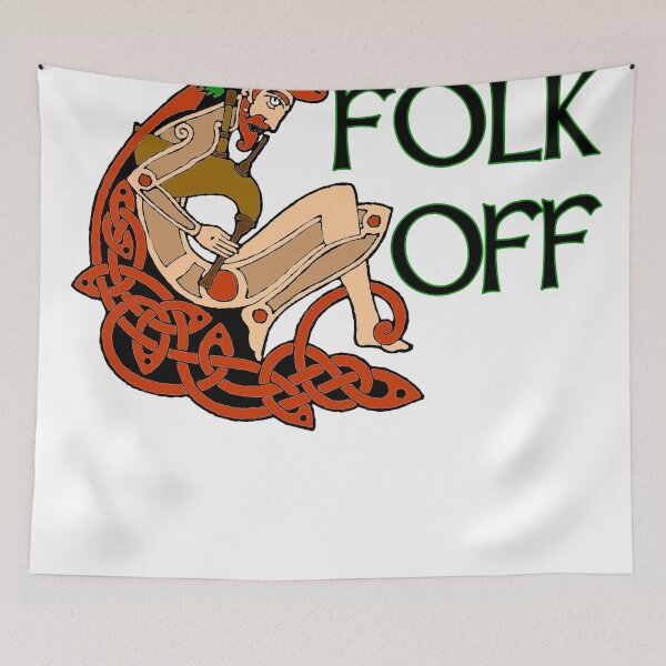 Item preview, Folk Off designed and sold by Potty Pagan.