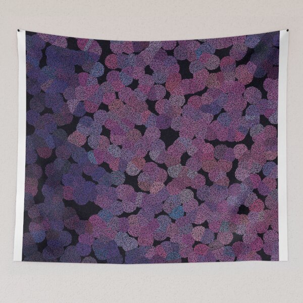 Aperçu de l'œuvre Pointillisme violet créée et vendue par RozN.