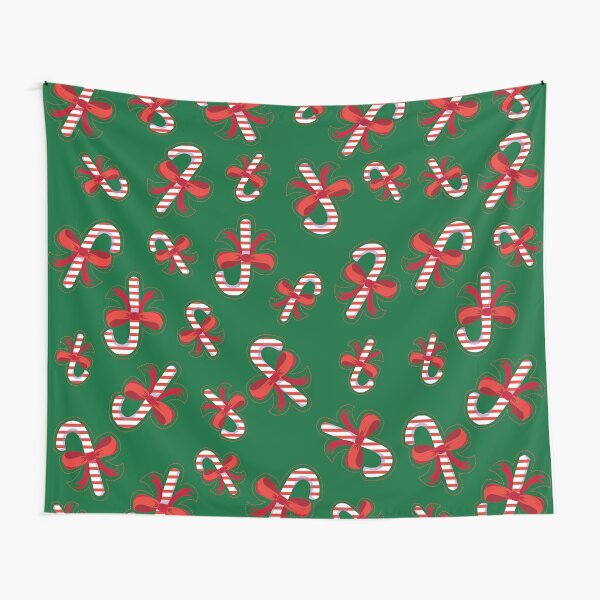 Candy Cane Tapestries Redbubble - candy cane bow tie roblox