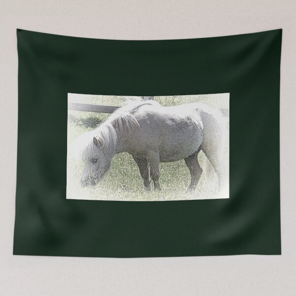 Item preview, White Pony.......... designed and sold by lynn carter.