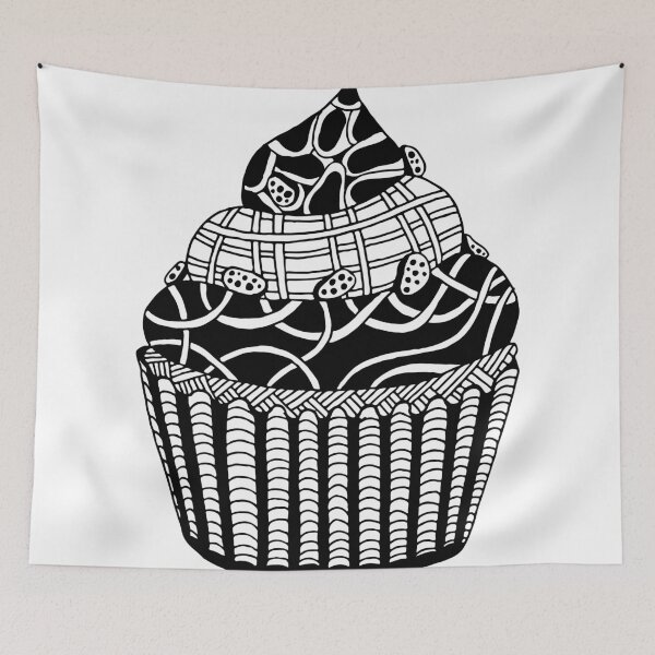 Item preview, Cupcake Illustration designed and sold by LidiaP.
