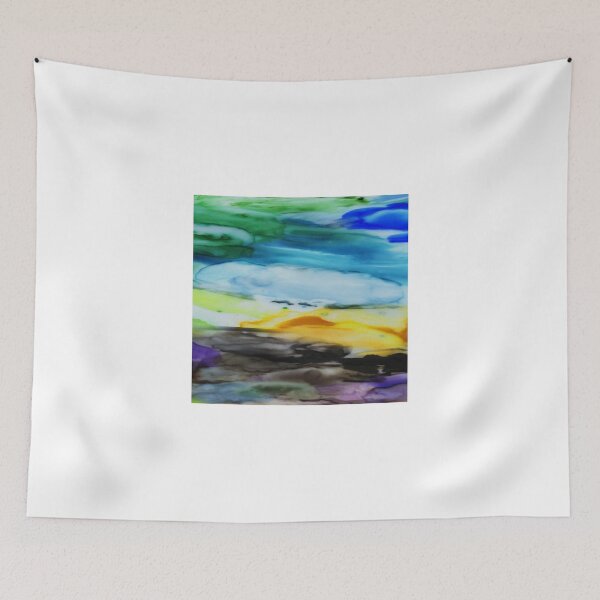 Item preview, Peaceful Landscape Abstract Watercolor Painting designed and sold by Irina Sztukowski.