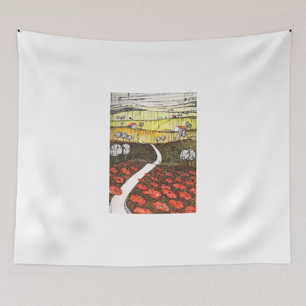 Item preview, Vista over the poppyfields designed and sold by sanyijudit.
