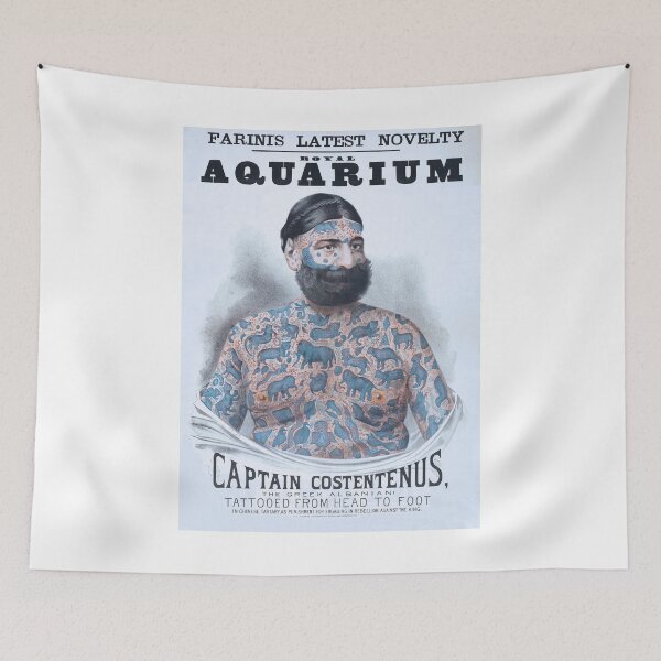 Item preview, Captain Costentenus, tattoed from head to foot designed and sold by aapshop.