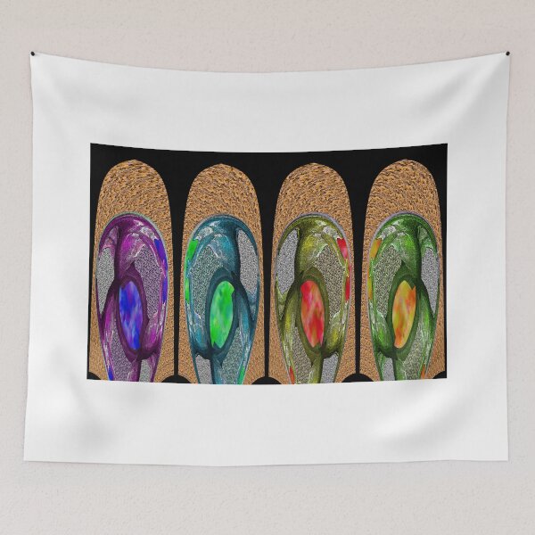 Item preview, Abstract Digital Paddles designed and sold by ninasilver.