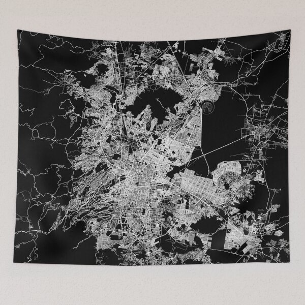 Item preview, Mexico map  designed and sold by linelinelines.
