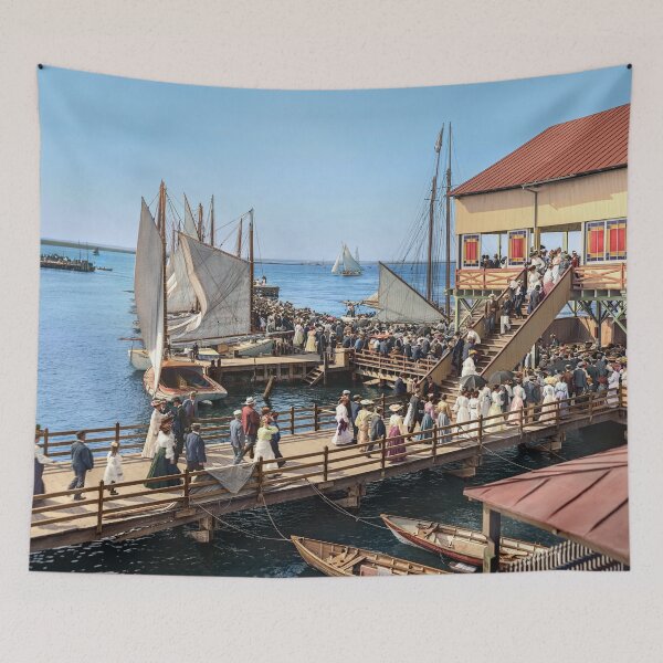 Item preview, Pier at the inlet, Atlantic City, N.J. year 1904 designed and sold by Sanna Dullaway.