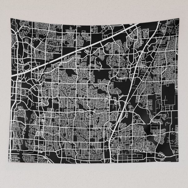 Item preview, Plano map Texas designed and sold by linelinelines.