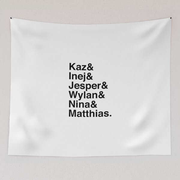 Item preview, Kaz & Inej & Jesper & Wylan & Nina & Matthias. (Six of Crows) designed and sold by Kitmagic.