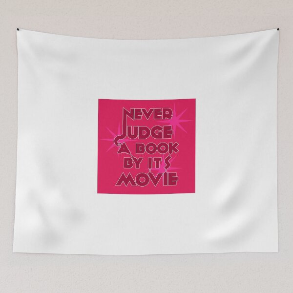 Item preview, Nunca juzgues un libro por su película (rosa) designed and sold by believeluna.