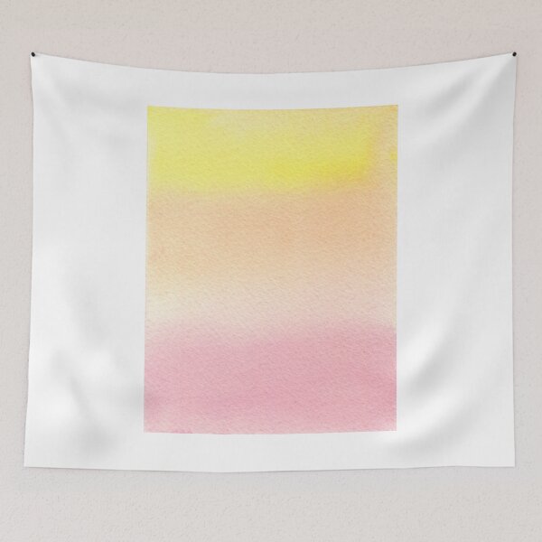 Item preview, Hand-Painted Watercolor Background Pink Yellow Gradation designed and sold by Beverly Claire Kaiya.