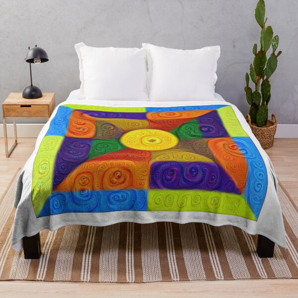 Item preview, DeepDream Color Squares Visual Areas 5x5K v1447854295 designed and sold by blackhalt.