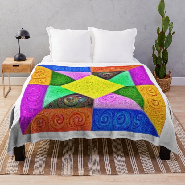 Item preview, DeepDream Color Squares Visual Areas 5x5K v1447913433 designed and sold by blackhalt.