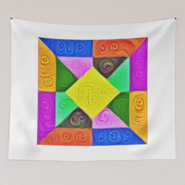 Item preview, DeepDream Color Squares Visual Areas 5x5K v1447913433 designed and sold by blackhalt.
