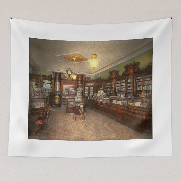 Item preview, Pharmacy - Weller's Pharmacy 1915 designed and sold by Mike Savad Photography.