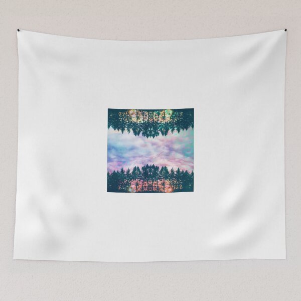 Item preview, Trippy rainbow forest designed and sold by kittititti.