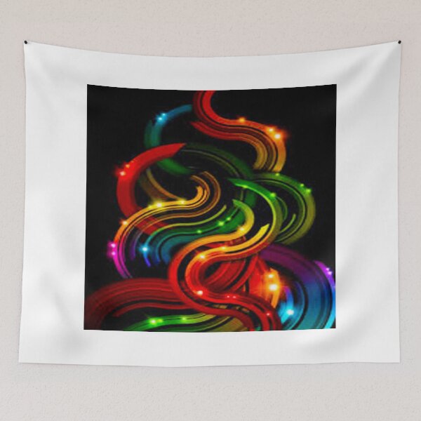 Aperçu de l'œuvre Rainbow Swirls créée et vendue par 2024Graphyx.