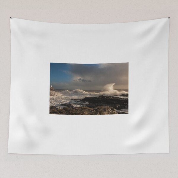 Item preview, Rough sea at Porthcawl designed and sold by Jenny Hibbert.