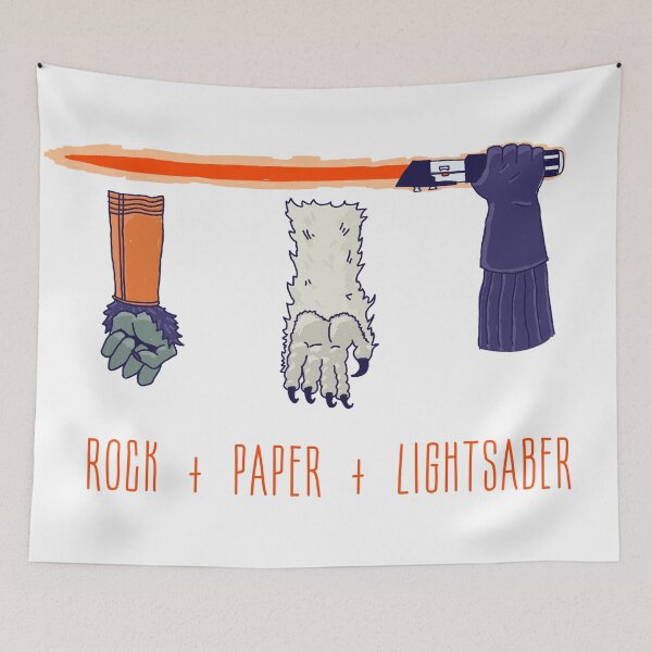 Item preview, Rock Paper Lightsaber designed and sold by Victor Shadehorn.