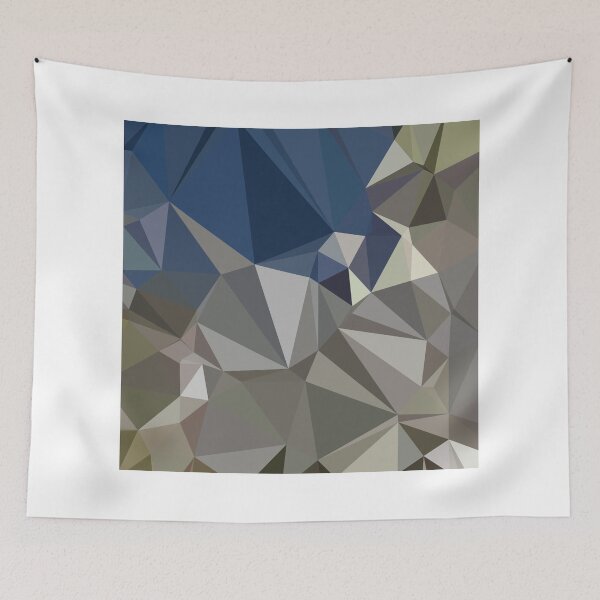 Item preview, Ash Grey Abstract Low Polygon Background designed and sold by retrovectors.