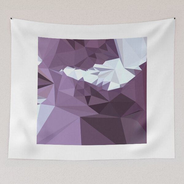 Item preview, Dark Pastel Purple Abstract Low Polygon Background designed and sold by retrovectors.