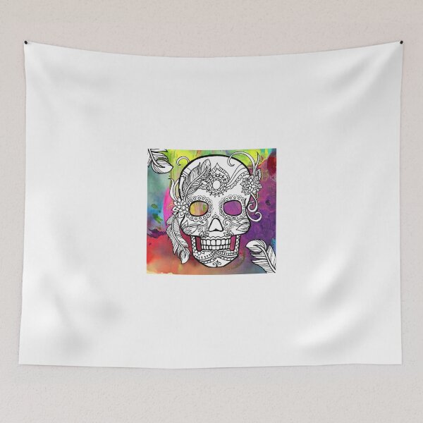 Item preview, Sugar Skull Color Splash Series designed and sold by mspdgtt.