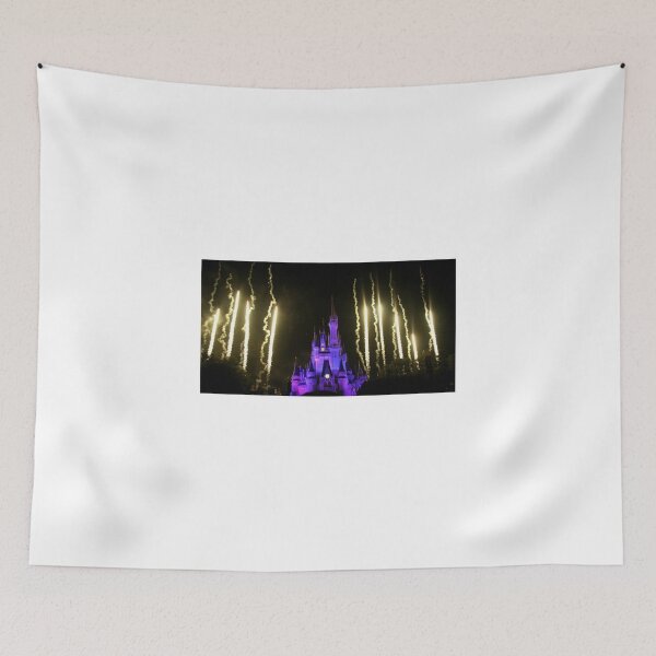 Item preview, Magical Fireworks Over Castle at Night designed and sold by anitahiltz.