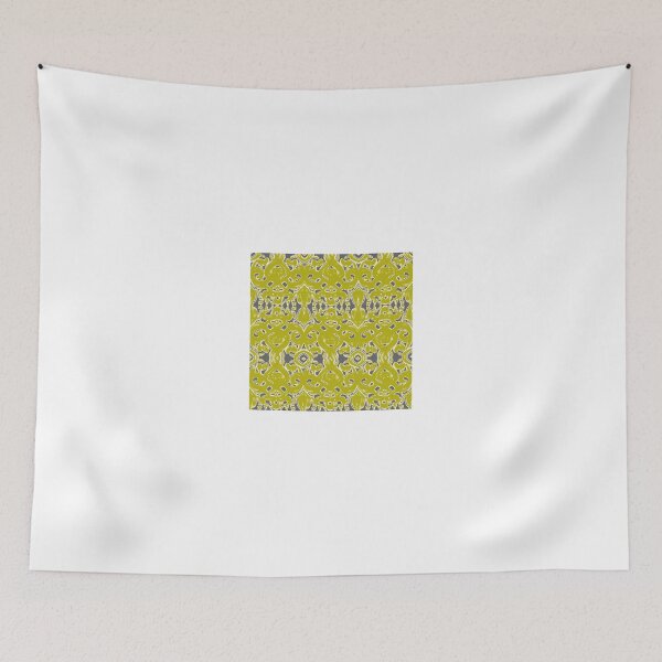 Item preview, Chartreuse damask designed and sold by kathrynhack.